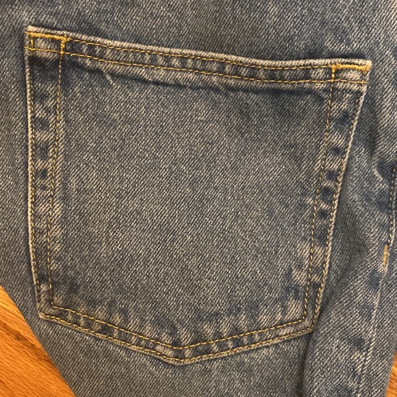 NWOT Asos Denim Rebel SB Remo Crop Jeans High Rise Straight Leg - Picture 6 of 7